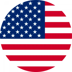 United States flag icon.